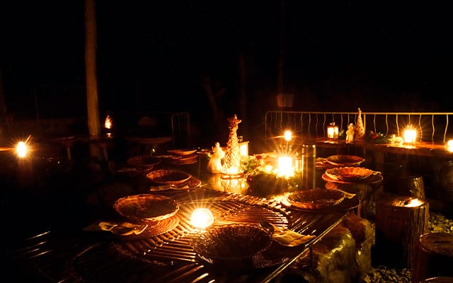 Masungi Georeserve Moonlit Symphonies Table Setting
